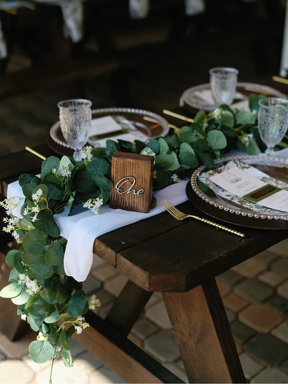 Wedding Event Rustic Wooden Table Numbers